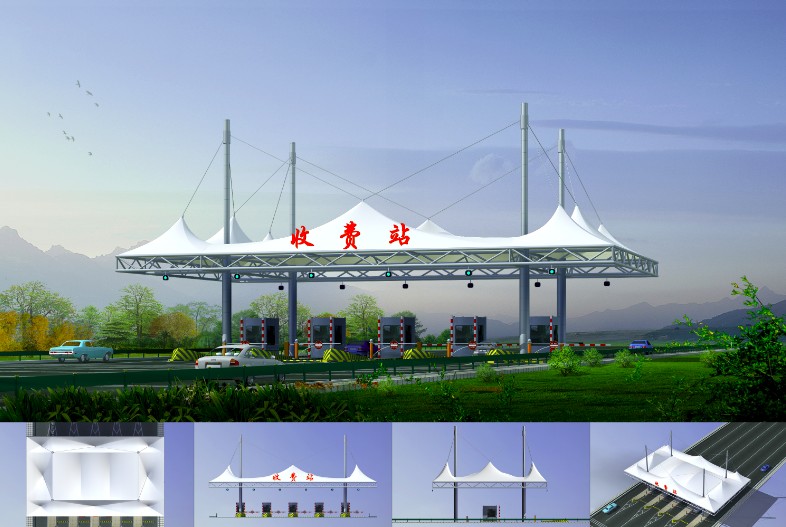 步行街膜結(jié)構(gòu)